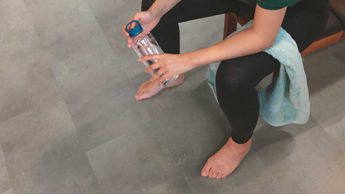 Alpha Vinyl de Quick Step: un suelo perfecto para crear un gimnasio doméstico